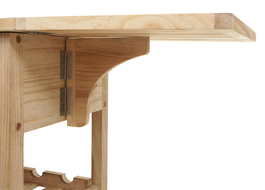 Cosmo Casa - Serveerwagen - Keukenwagen - Grenenhout - Naturel - 89×119×41 cm