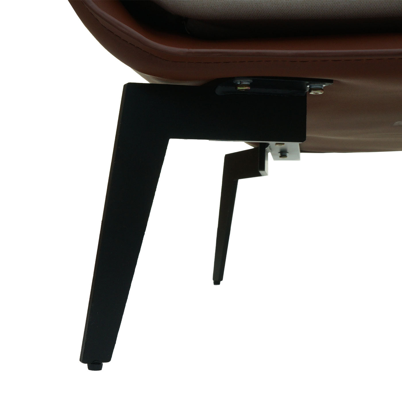 Cosmo Casa - Fauteuil - Relax - Kunstleer & Textiel - Donkerbruin