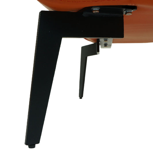 Cosmo Casa - Fauteuil - Relax - Kunstleer & Textiel - Terracotta