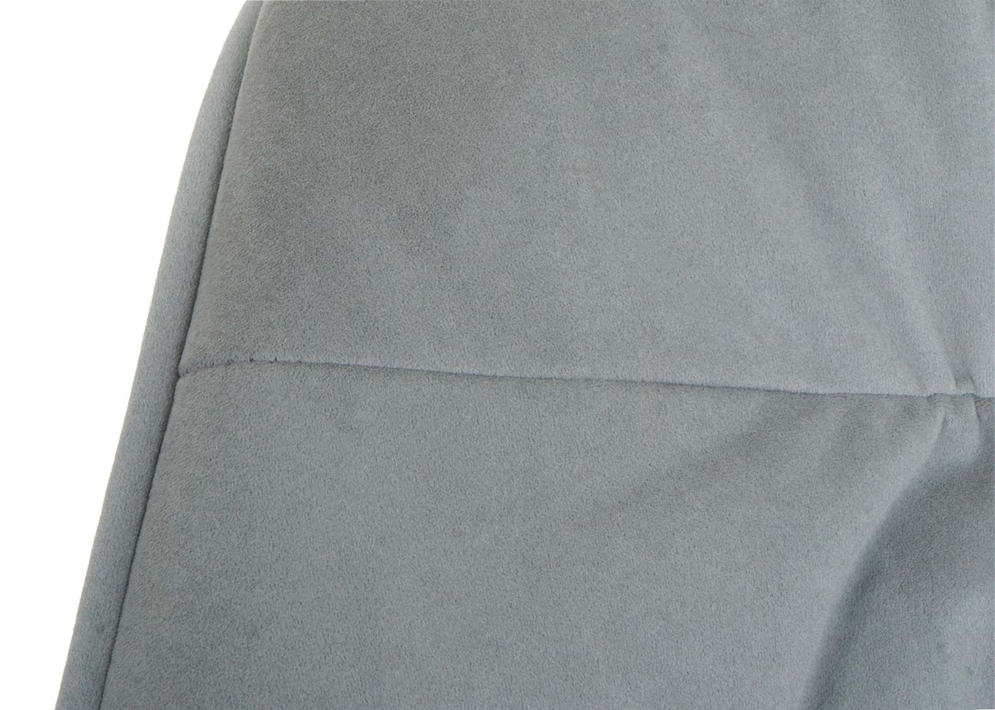 Cosmo Casa - Eetkamerstoel - Stoffen draaistoel met armleuning - Metaal en Stoftextiel - Lichtgrijs