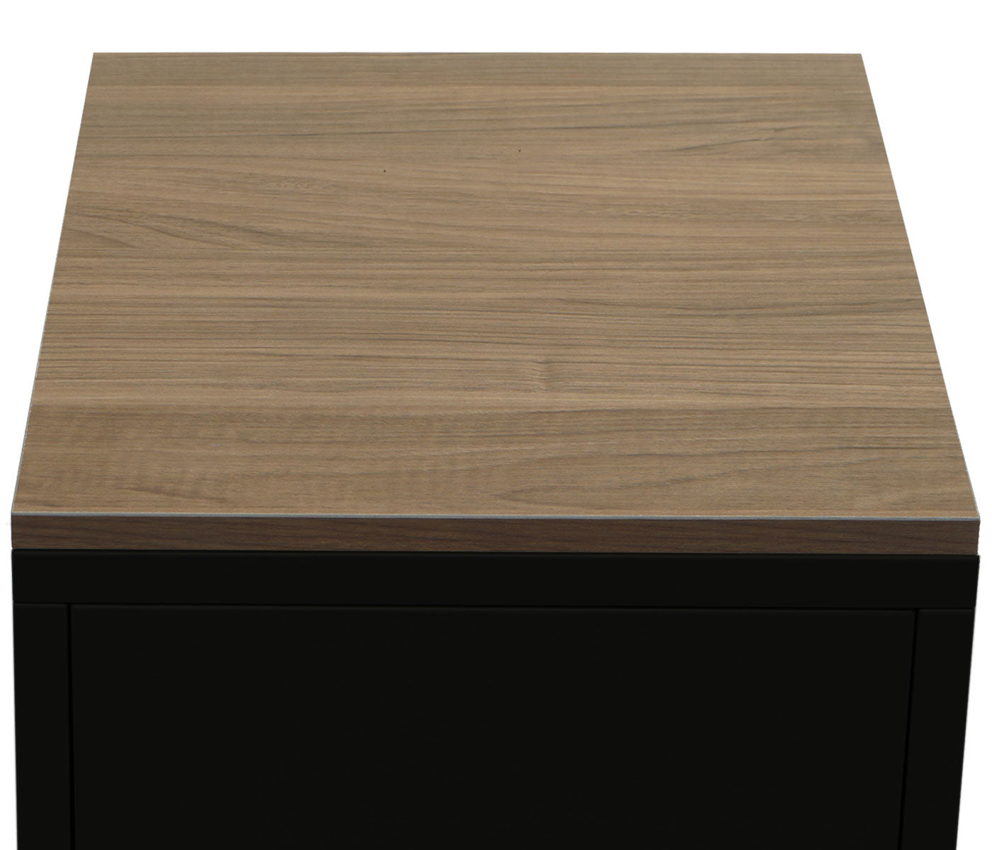 Cosmo Casa - Nachtkastje - Bijzettafel - Metaal - Zwart - 63×40×40 cm