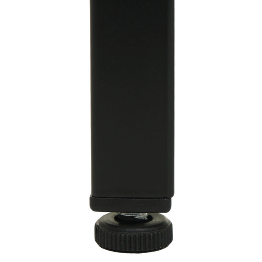 Cosmo Casa - Nachtkastje - Bijzettafel - Metaal - Zwart - 63×40×40 cm