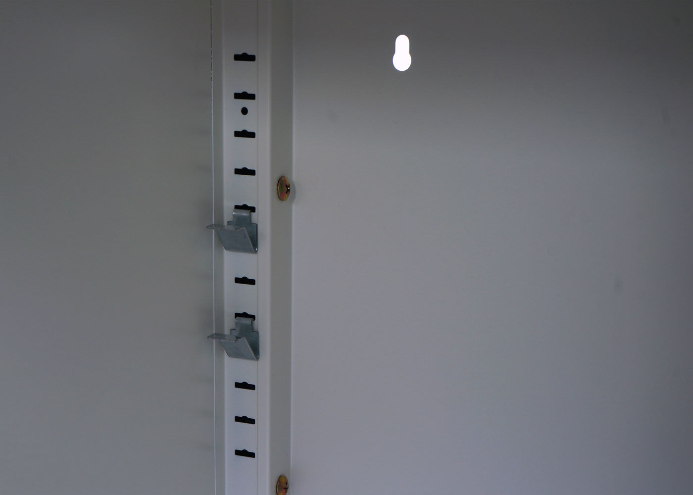 Cosmo Casa - Nachtkastje - Bijzettafel - Metaal - Wit - 63×40×40 cm