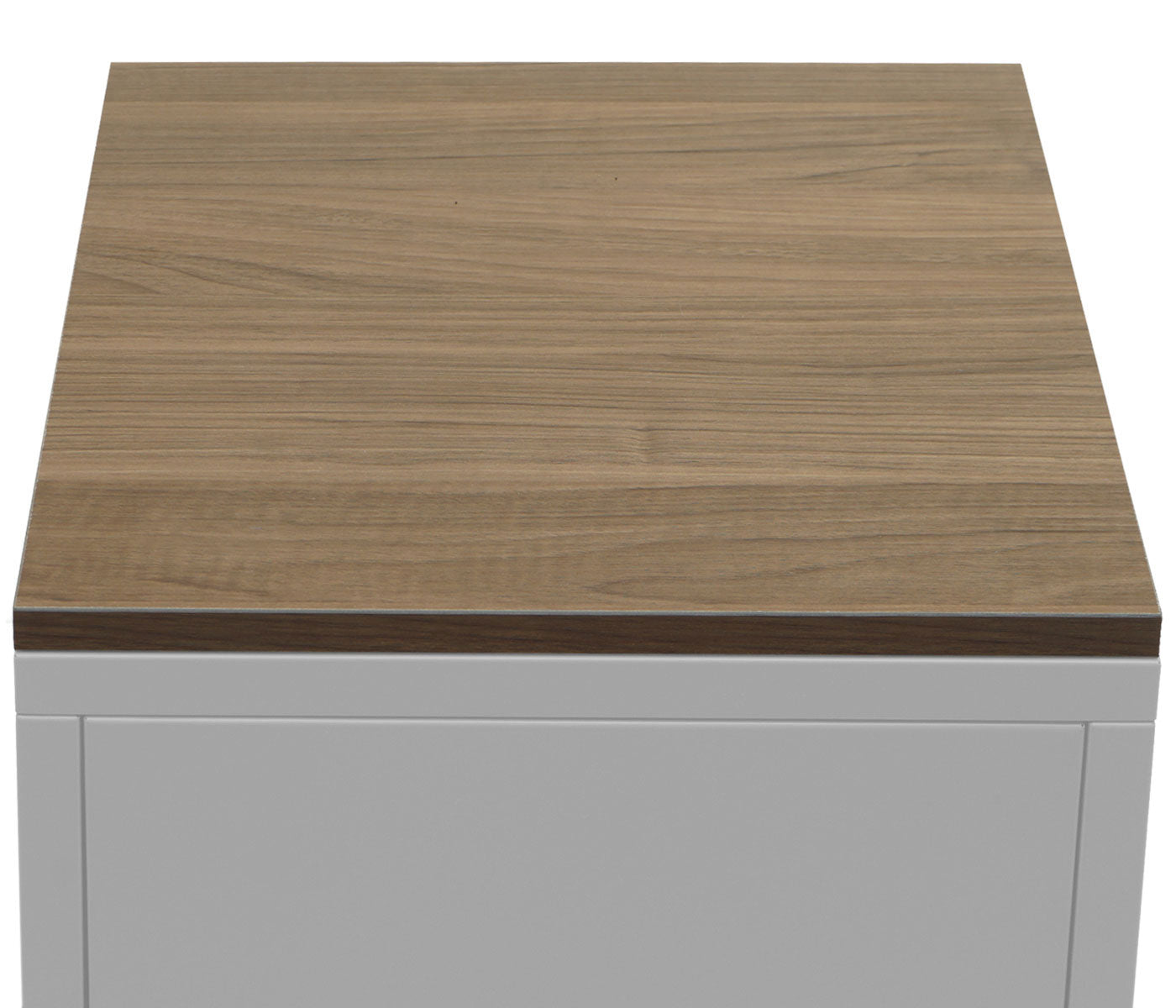 Cosmo Casa - Nachtkastje - Bijzettafel - Metaal - Wit - 63×40×40 cm