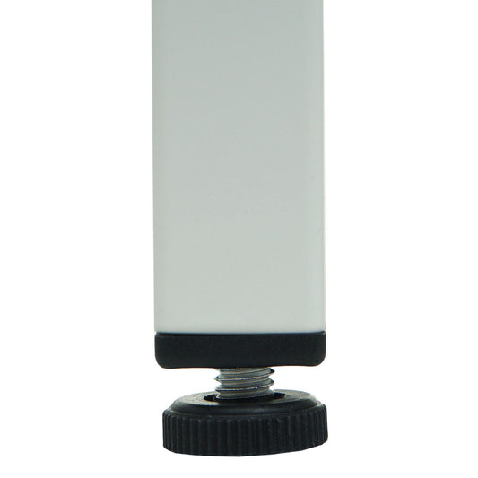 Cosmo Casa - Nachtkastje - Bijzettafel - Metaal - Wit - 63×40×40 cm