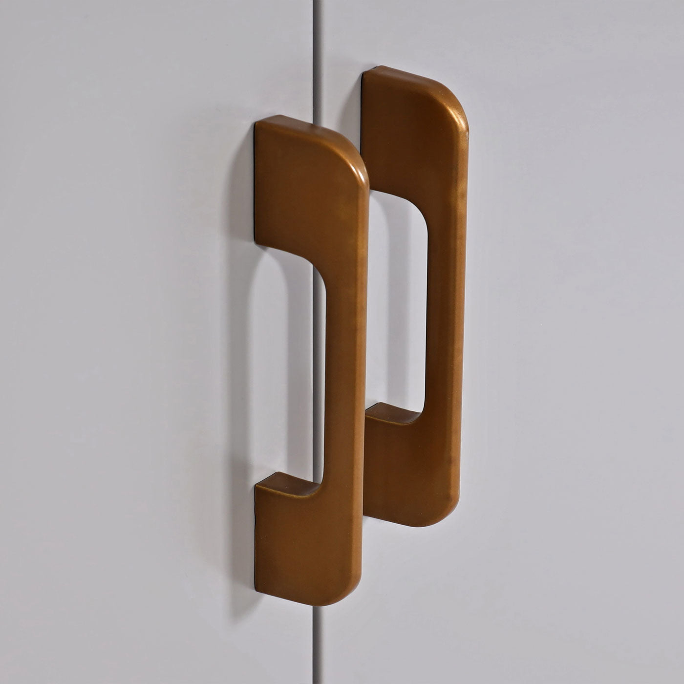 Cosmo Casa - Ladenkast - Dressoirkast 2 deuren - Metaal en Melamine - Grijs - 90×90×40 cm