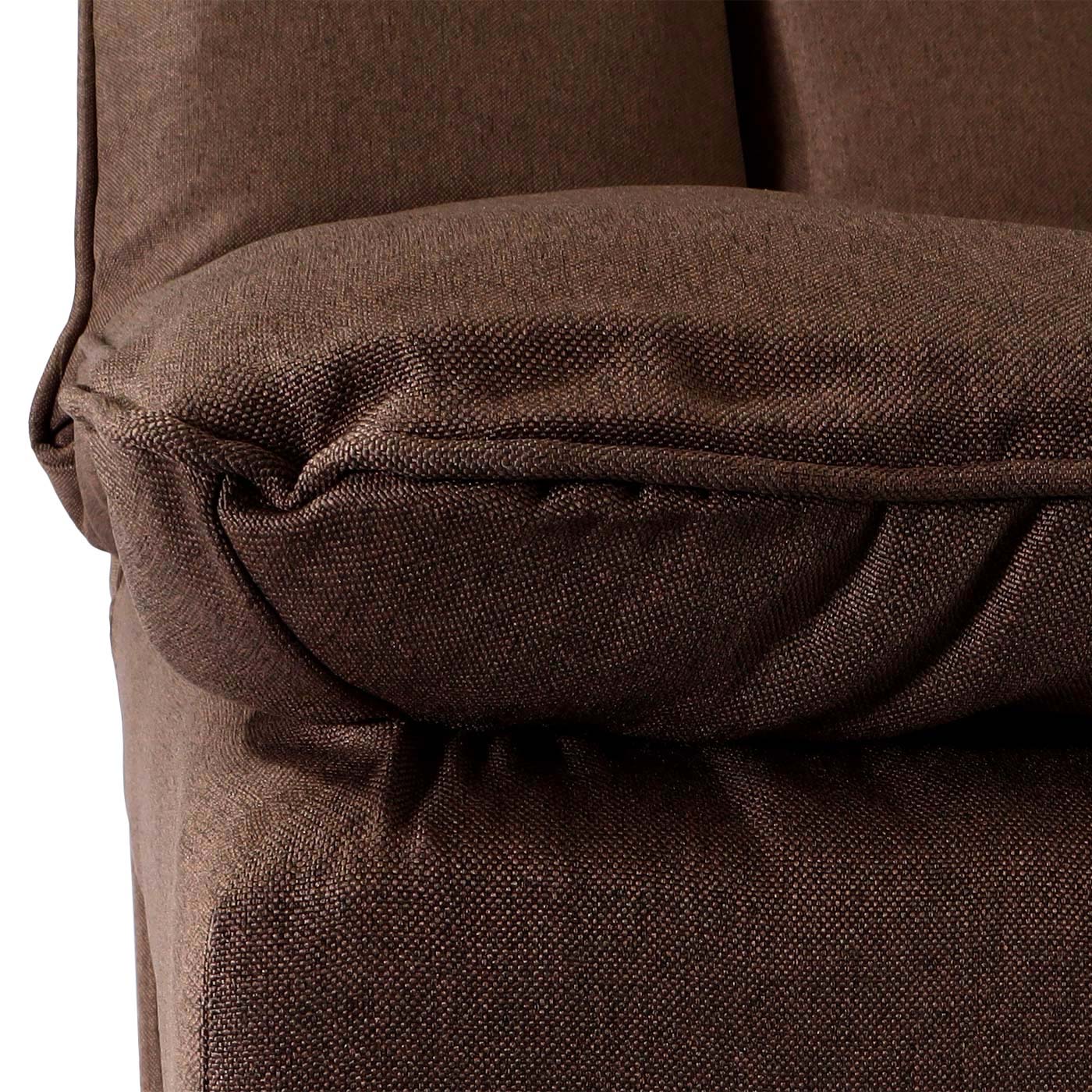 Cosmo Casa - Slaapbank - Logeerbed met Slaapfunctie 180x110cm - Textiel - Bruin