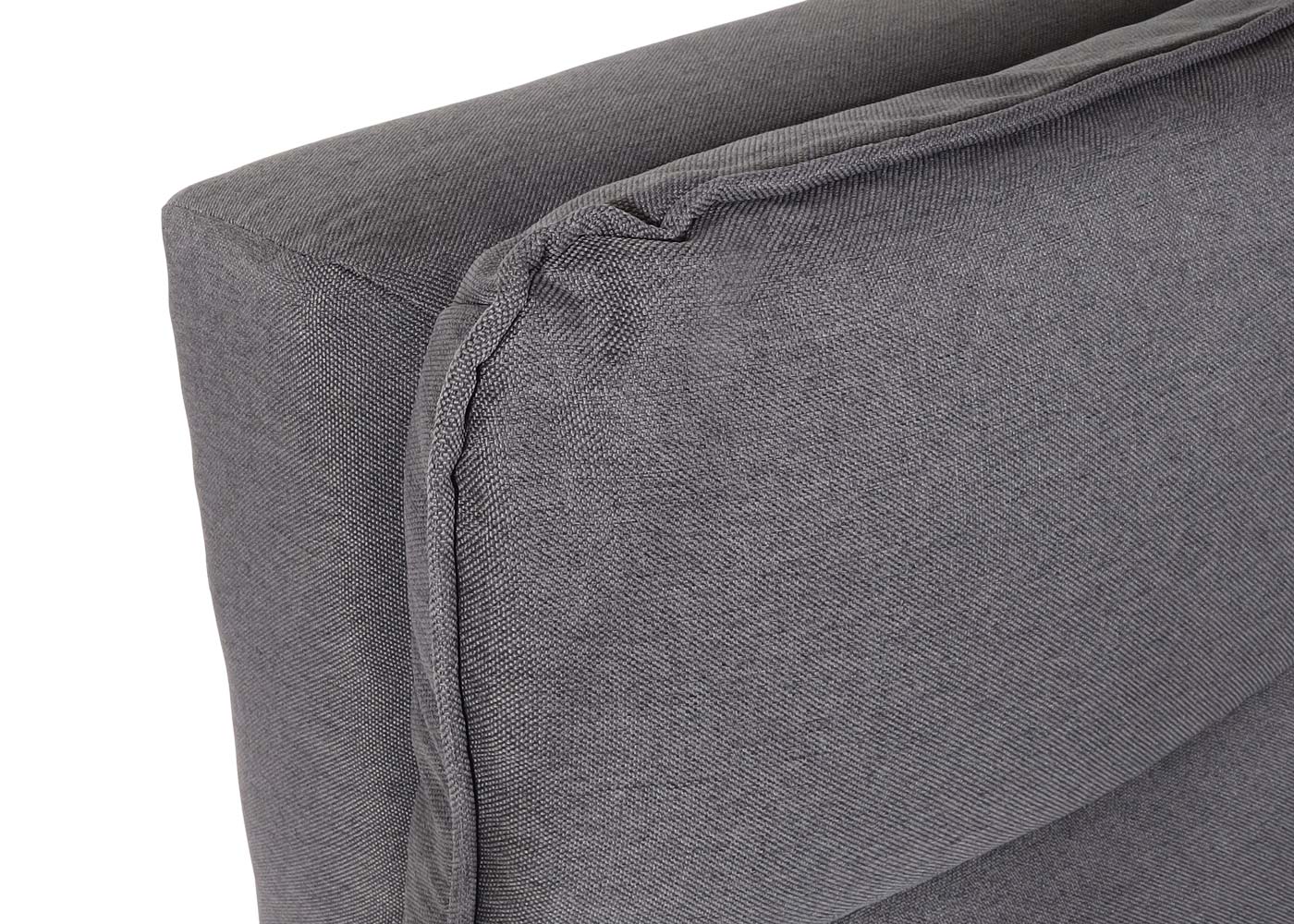 Cosmo Casa - Slaapbank - Logeerbed met Slaapfunctie 180x110cm - Textiel - Donkergrijs