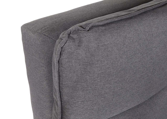 Cosmo Casa - Slaapbank - Logeerbed met Slaapfunctie 180x110cm - Textiel - Donkergrijs