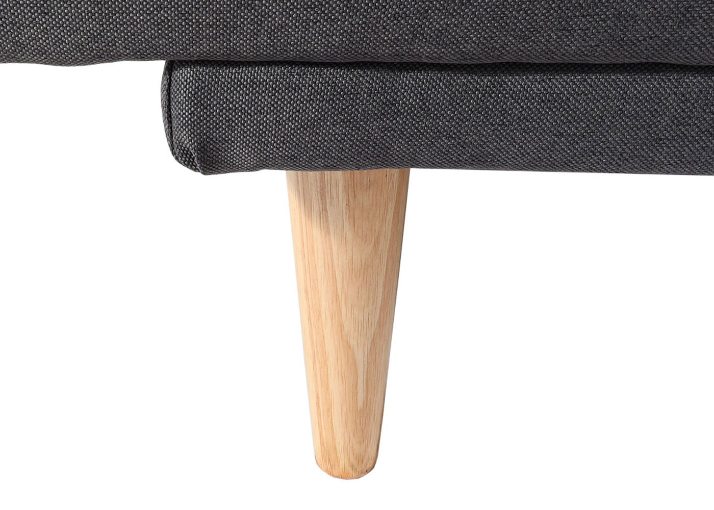 Cosmo Casa - Slaapbank - Logeerbed met Slaapfunctie 180x110cm - Textiel - Donkergrijs