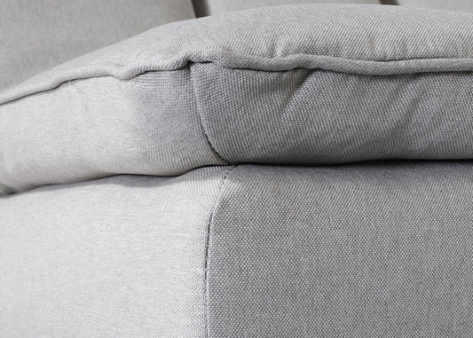 Cosmo Casa - Slaapbank - Logeerbed met Slaapfunctie 180x110cm - Textiel - Mintgrijs