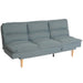 Cosmo Casa - Slaapbank - Logeerbed met Slaapfunctie 180x110cm - Textiel - Blauwgrijs