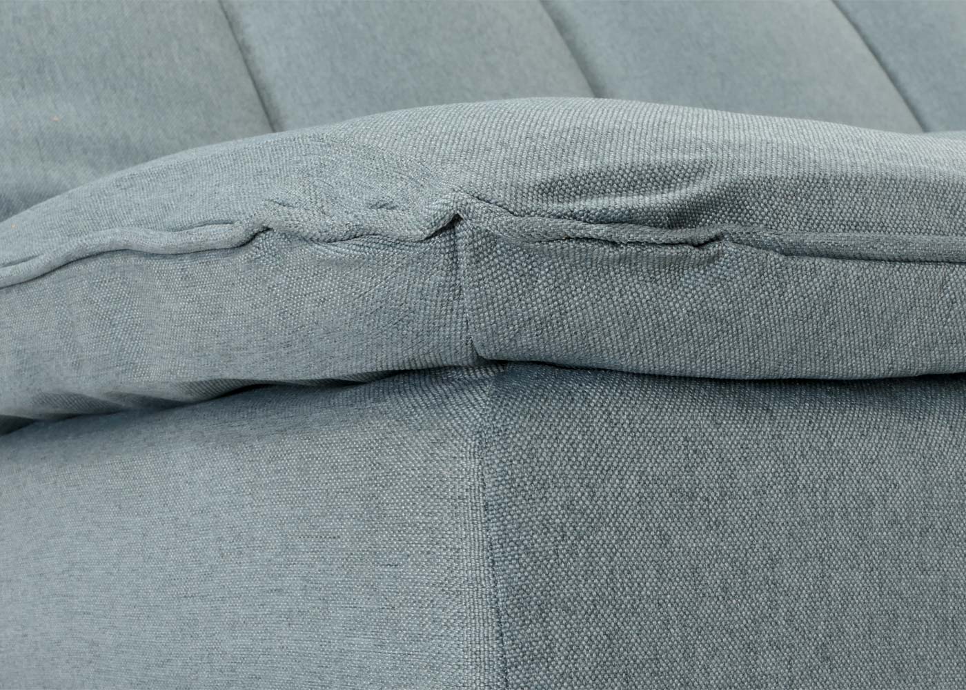 Cosmo Casa - Slaapbank - Logeerbed met Slaapfunctie 180x110cm - Textiel - Blauwgrijs