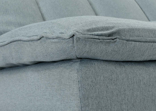 Cosmo Casa - Slaapbank - Logeerbed met Slaapfunctie 180x110cm - Textiel - Blauwgrijs