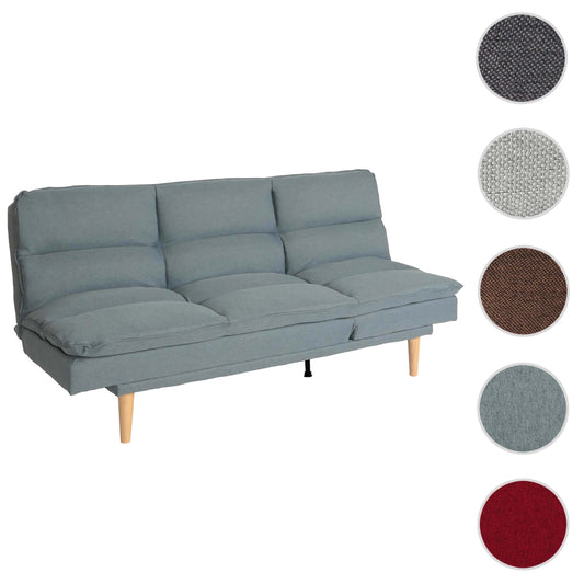 Cosmo Casa - Slaapbank - Logeerbed met Slaapfunctie 180x110cm - Textiel - Blauwgrijs