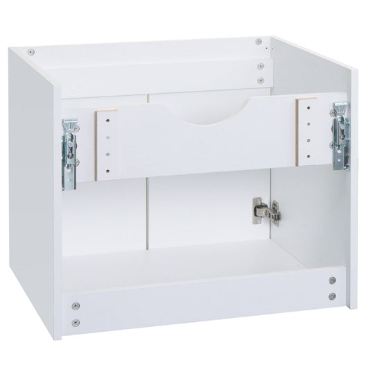 Cosmo Casa - Badkamerset - Wastafel met Spiegel en Hangkast - Melamine - Wit