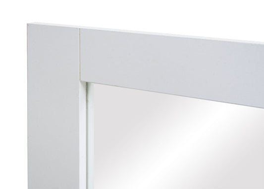 Cosmo Casa - Wandspiegel - Badkamer - MDF en Glas - Wit - 72×52 cm