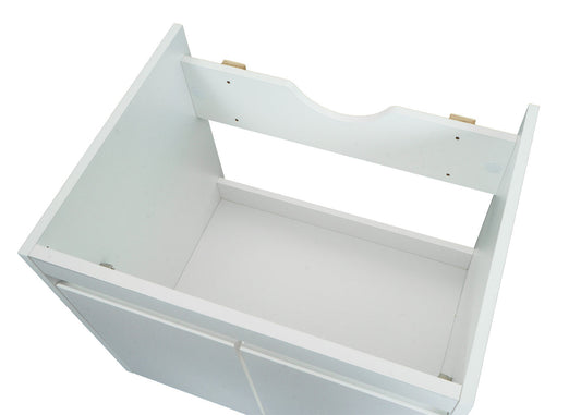 Cosmo Casa - Spoelbakonderkast - Badkamer - Melamine - Wit - 48×59×46 cm