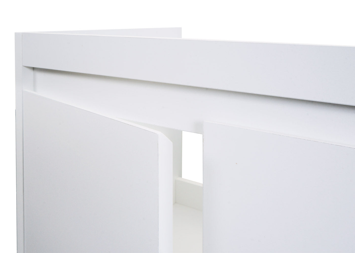 Cosmo Casa - Spoelbakonderkast - Badkamer - Melamine - Wit - 48×59×46 cm