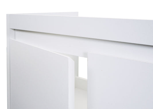 Cosmo Casa - Spoelbakonderkast - Badkamer - Melamine - Wit - 48×59×46 cm