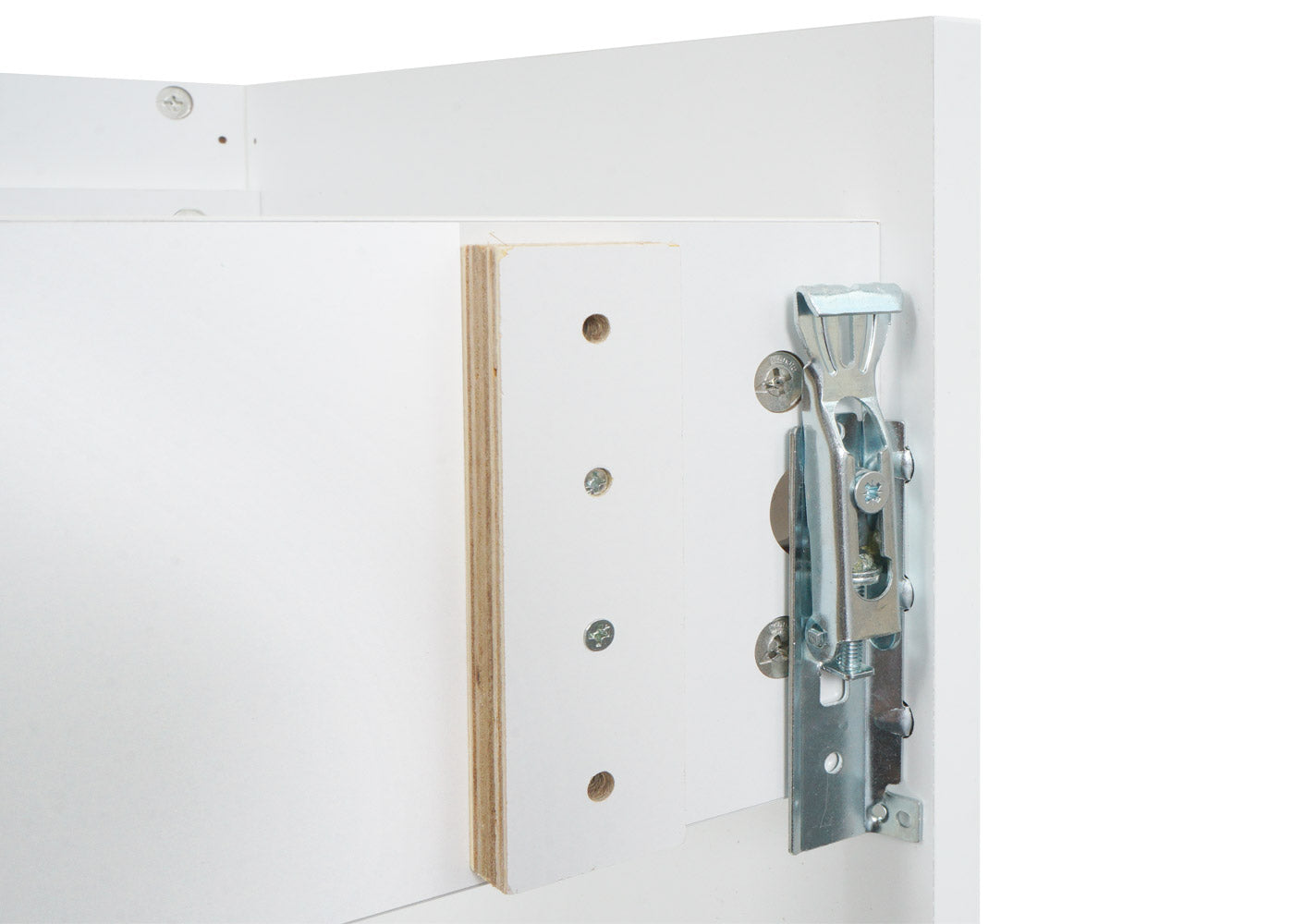 Cosmo Casa - Spoelbakonderkast - Badkamer - Melamine - Wit - 48×59×46 cm