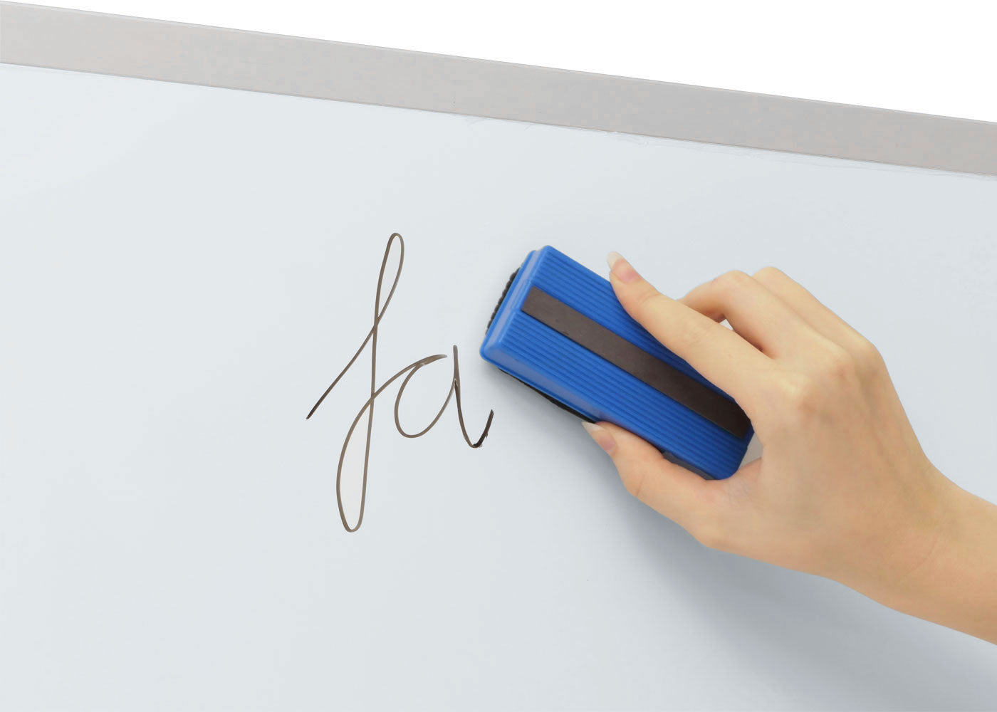 Cosmo Casa - Whiteboard - Magneetbord - Twee Zijdes Beschrijfbaar - In Hoogte Verstelbaar - Oprolbaar - 101x69cm met Accessoires