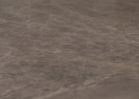 Cosmo Casa - Salontafel - IJzeren Plank - Gesinterde Steen Marmerlook - Grijs en Grijsbruin Hout