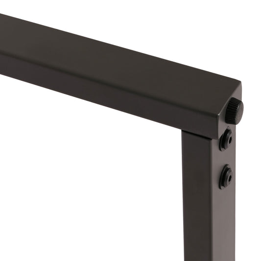 Cosmo Casa - Salontafel - Woonkamertafel - IJzeren Frame - Gesinterde Steen Marmerlook - Grijs en Grijsbruin Hout