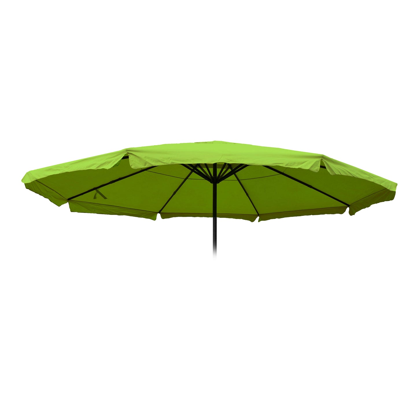 Cosmo Casa - Vervanghoes voor Parasol - Met Volant - 5 m - Polyester - Lichtgroen