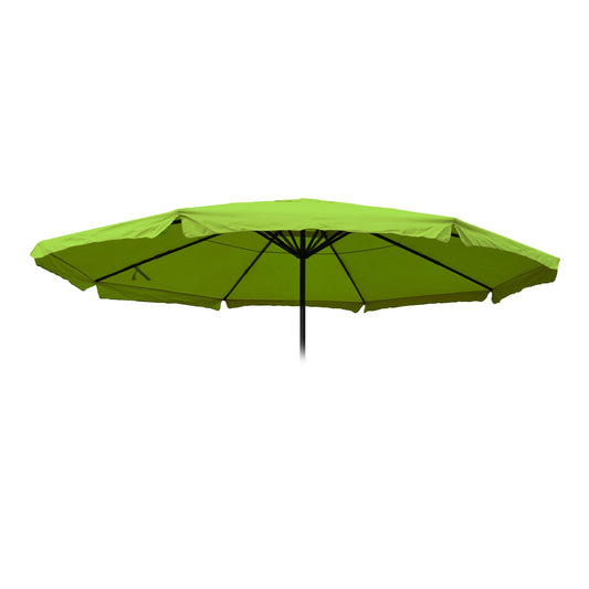Cosmo Casa - Vervanghoes voor Parasol - Met Volant - 5 m - Polyester - Lichtgroen