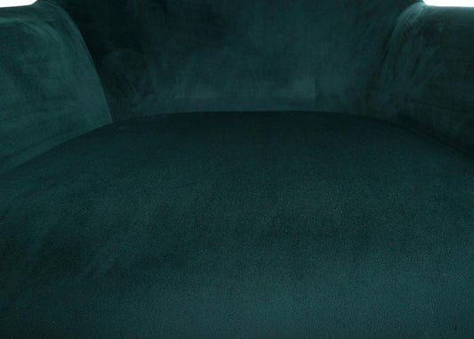 Cosmo Casa - Set van 2 Eetkamerstoelen - Armleuning - Textiel - Groen