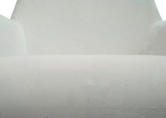 Cosmo Casa - Set van 2 Eetkamerstoelen - Armleuning - Textiel - Crème-Beige