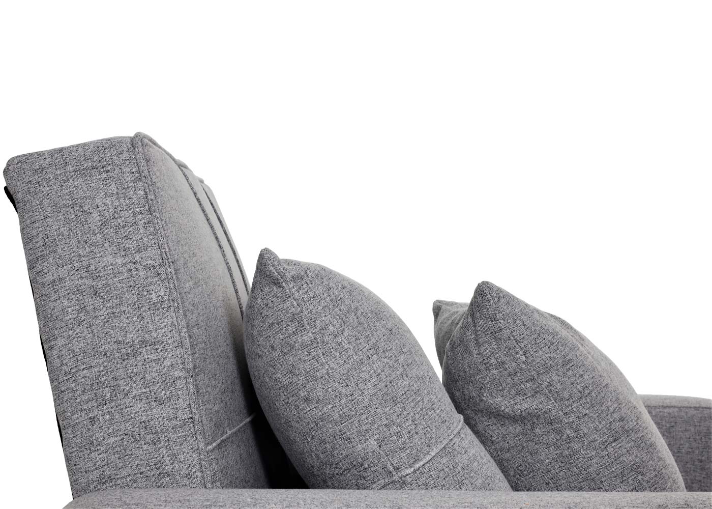 Cosmo Casa - Slaapstoel - Relax-klapstoel slaapbank - Stoftextiel - Lichtgrijs - 197×103 cm