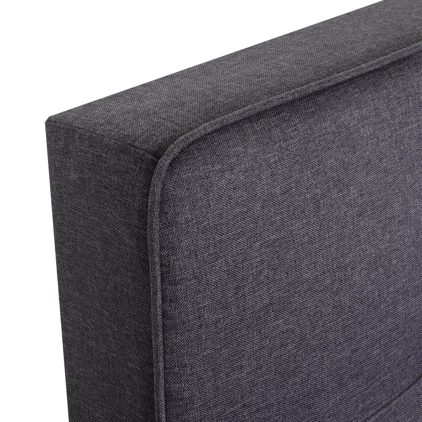 Cosmo Casa - Slaapstoel - Relax-klapstoel slaapbank - Stoftextiel - Donkergrijs - 197×103 cm