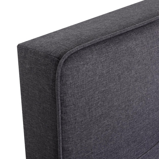 Cosmo Casa - Slaapstoel - Relax-klapstoel slaapbank - Stoftextiel - Donkergrijs - 197×103 cm