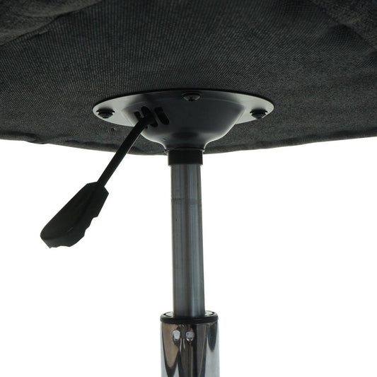 Cosmo Casa - Bureaustoel - Draaibaar - Textiel - Donkergrijs