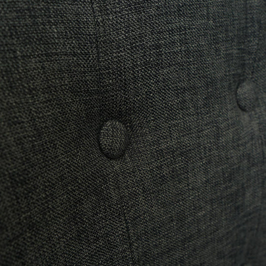 Cosmo Casa - Bureaustoel - Draaibaar - Textiel - Donkergrijs