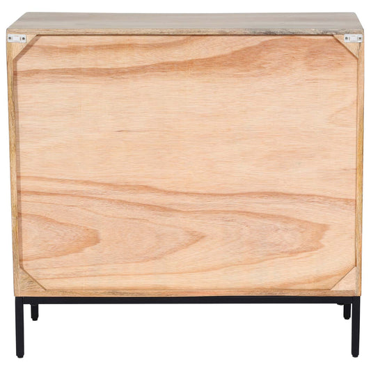 Cosmo Casa - Highboard Kast - Ladekast Dressoir - Mangohout - Natuurkleur