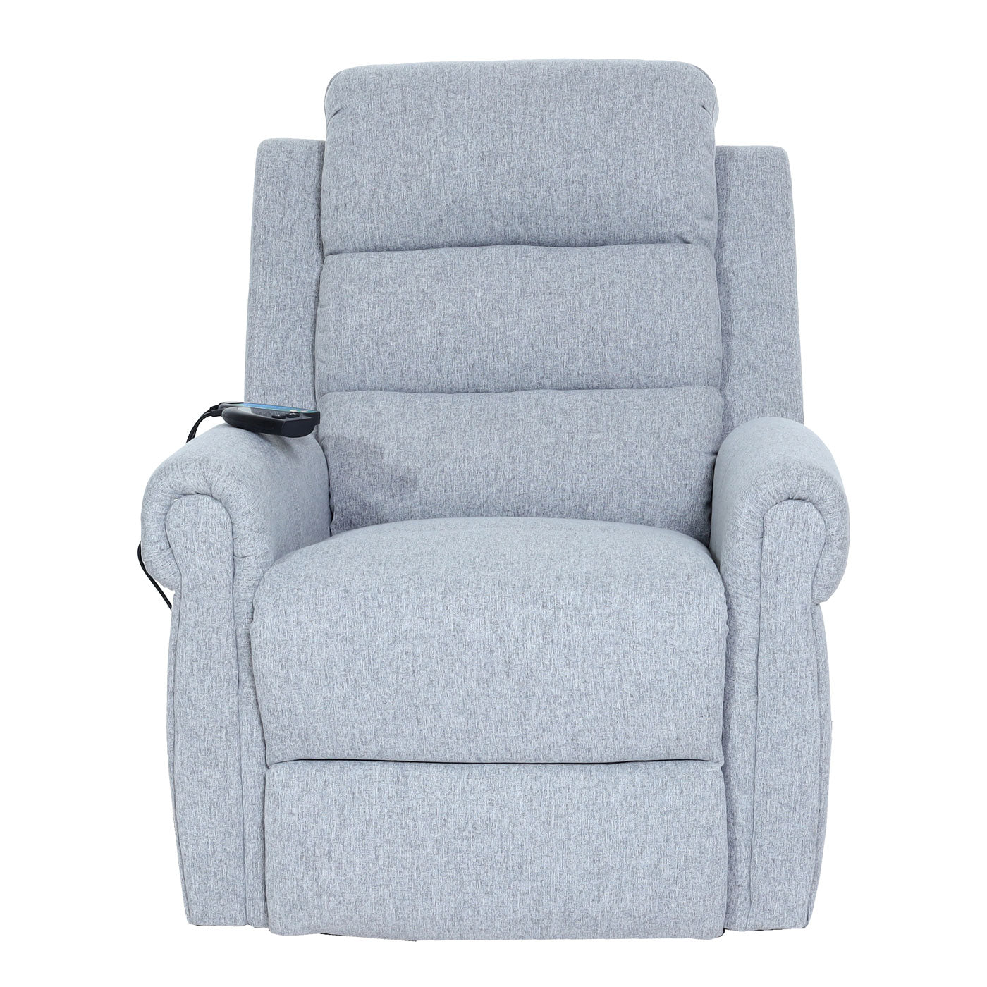 Cosmo Casa - TV-Fauteuil - Reclining - Textiel - Lichtgrijs