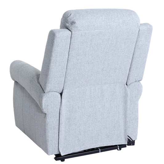 Cosmo Casa - TV-Fauteuil - Reclining - Textiel - Lichtgrijs