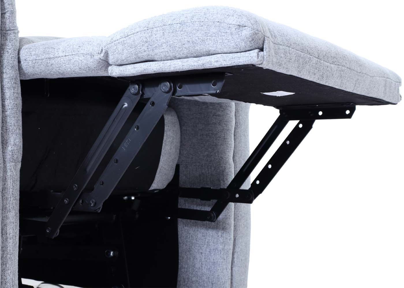 Cosmo Casa - TV-Fauteuil - Reclining - Textiel - Lichtgrijs