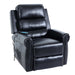 Cosmo Casa - TV-Fauteuil - Reclining - Kunstleer - Zwart