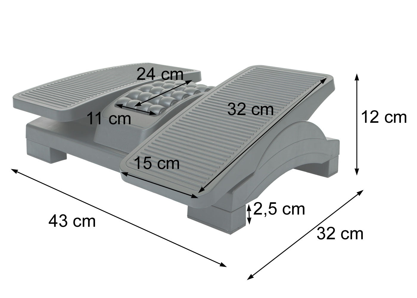 Cosmo Casa - Voetensteun - Massage - Kunststof - Onbekend