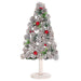 Cosmo Casa - Decoratieve Kerstboom - Kerstdecoratie met Dennenappels - Hout - 60x32x17 cm