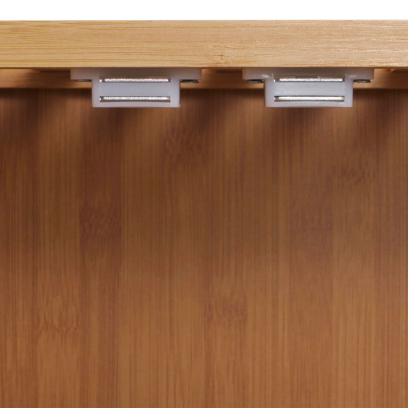 Cosmo Casa - Hoge Kast - Badkamerkast met Planken - Bamboe MDF - 168x64x33cm