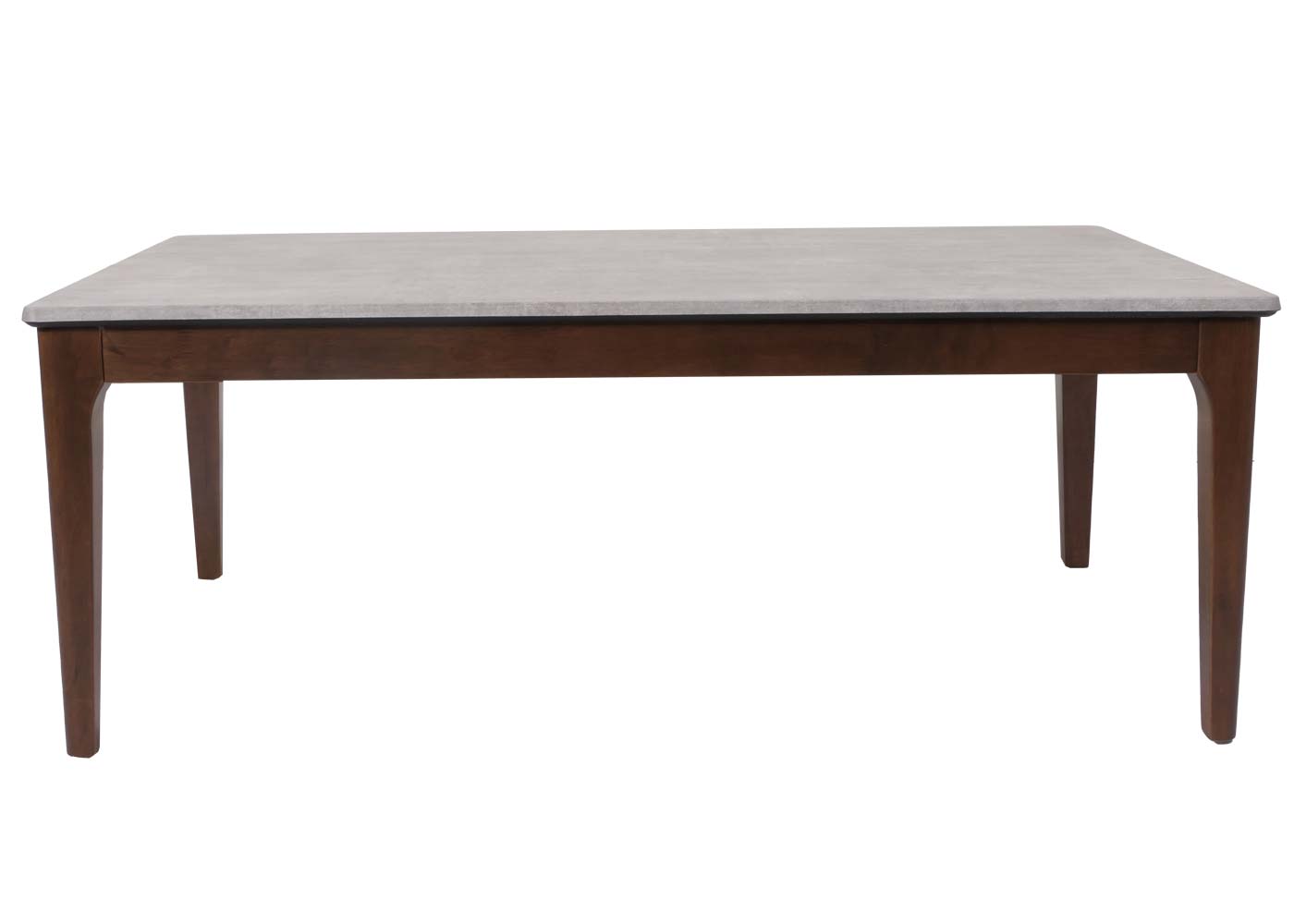 Cosmo Casa - Salontafel - Bruine Poten met Betonlook - Massief Hout en Gelamineerd HDF - 46x120x70cm