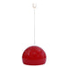 Cosmo Casa - Hanglamp - Met Kap - Kunststof - Rood - 40 cm