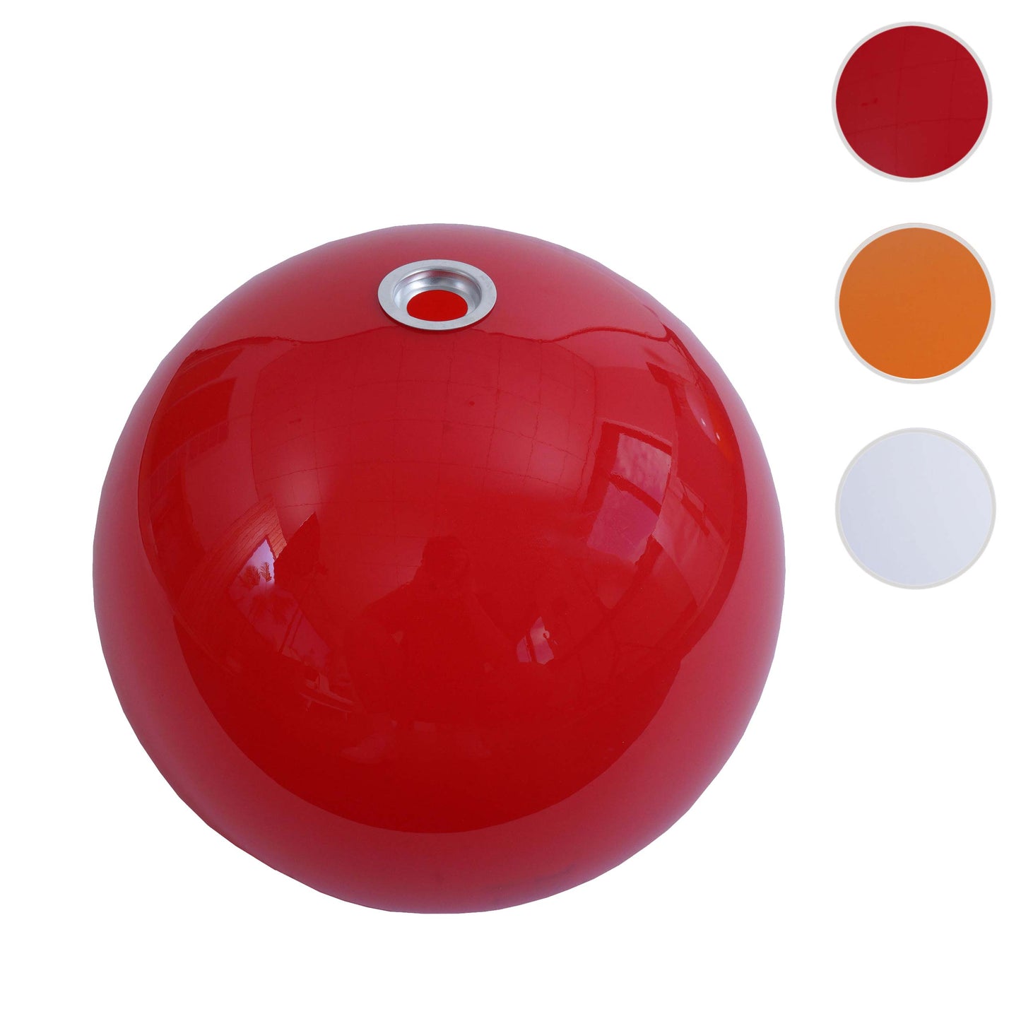 Cosmo Casa - Lampenkap - Vervangend - Kunststof - Rood - 40 cm