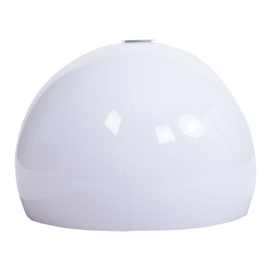 Cosmo Casa - Hanglamp - Met Kap - Kunststof - Wit - 40 cm