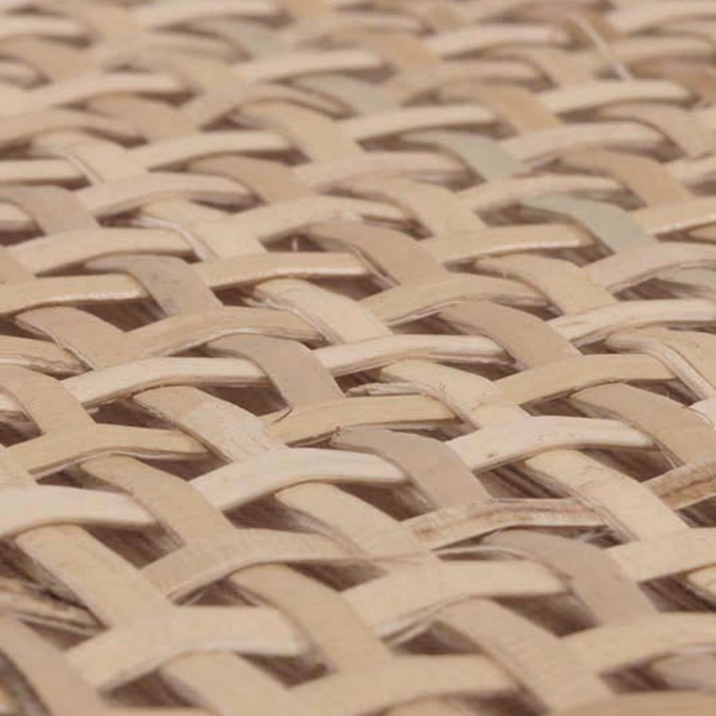 Cosmo Casa - Bijzettafel - Salontafel - Nachtkastje - Loungetafel - Opberglade - Kubu Rotan Houtmelamine - Eikenlook